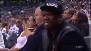 50 Cent Court Side At Raptors