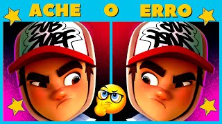 TOP QUIZ 🔝 😎ENCONTRE OS 7 ERROS SUBWAY SURFERS - JOGO DOS 7 ERROS - VAMOS JOGAR ?