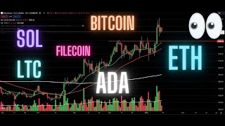 BITCOIN, ETH, ADA, SOL, LITECOIN, FILECOIN PRICE UPDATE!