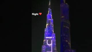 Day or Night, which view you liked more? Check out this amazing burj Khalifa shorts #shorts #youtube