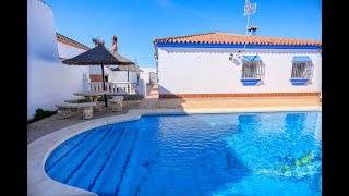 Casa en Conil en alquiler con piscina cerca del pueblo