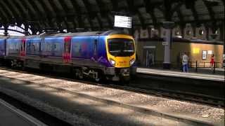 (HD) First TransPennine Express 185's at York | 26/05/12