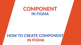 how to make component in figma||create button component in figma !! how to create component in figma