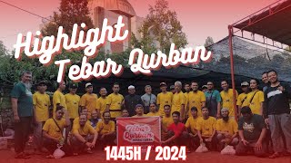 Highlight Tebar Qurban Masjid 'Aisyah Gunungpati 1445 H / 2024