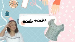 Como hacer blusa pijama paso a paso confeccion fácil y rápido 👕✂️🤩 LSM