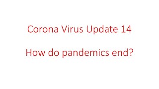 Corona Virus Update 14