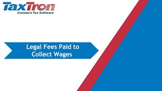 Legal Fees for Wage Recovery and Tax Deductions