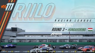 ACC: Riilo Racing League - Round 3 LIVE. 1 hour of HUNGARORING