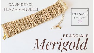 MERIGOLD bracciale realizzato ad uncinetto - crochet bracelet