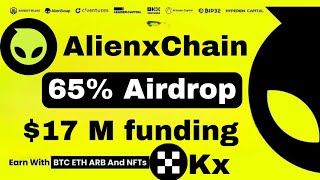 AlienxChain Free Airdrop funded by okx | 65% free Airdrop | crypto airdrops