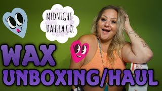 WAX UNBOXING/HAUL | Midnight Dahlia Co - July Restock