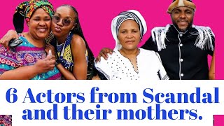 6 Actors from Scandal and their mothers.