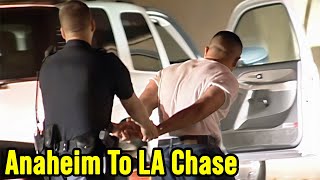 High Speed Pursuit: A High Speed Police Chase From Anaheim To LA!