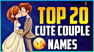 Top 20 Cute Couple Unique Names For Free Fire Op Names For Free Fire Pro Player Best Attitude 2024