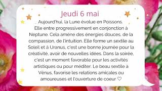 ⭐🌙 Horoscope lunaire : jeudi 6 mai 2021