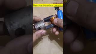 How to make Very Strong ElectroMagnet at home,#shorts