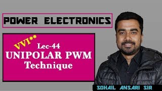 Lec 44 SPWM-Unipolar PWM Technique | Power Electronics | GATE 2019