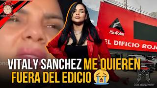 VITALY SANCHEZ FUERA DE EL EDIFICIO ROJO😭