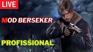 RE4 REMAKE MODO BERSEKER NO PROFISSIONAL- ISSO SIM É DIFICULDADE!