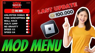 Roblox mod menu, Free robux and shopping | Fly, Speed & Unlimited Robux (2024) (iOS/Android)