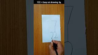 722= rat drawing 🐀#shorts #art #drawing #trending #shortsfeed #youtubeshorts #diy #easy