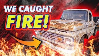 Antique Ford Almost Destroyed By Fire! | Will It Survive The Drive?