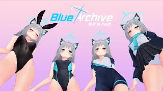 [Blue Archive MMD] 시로코 X 4