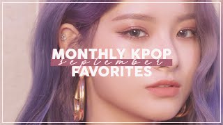 monthly kpop favorites | september 2020