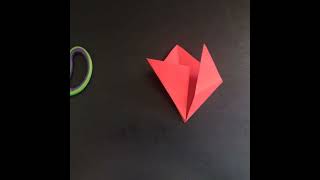 Perfect shape Paper Star in ONE CUT! Easy paper star - DIY - #shorts  #viral #shortvideo