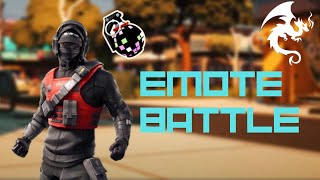 I went Party Royale wearing Stealth Reflex skin and got a LONG Emote battle!