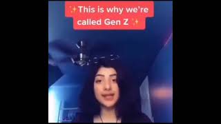 why we are called genZ