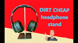 CHEAP headphone stand unbox and review.