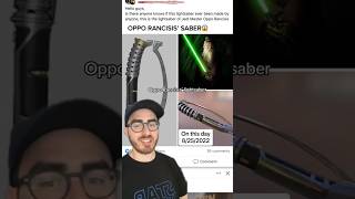 Oppo Rancisis’ LIGHTSABER!