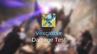 Destiny 2 Lightfall - Vexcalibur damage test!