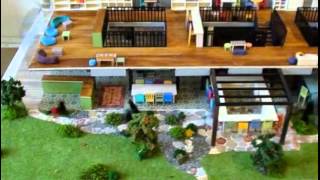 Model for architects of a restaurant | Interior Design models