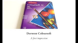 Derwent Coloursoft - A first impression