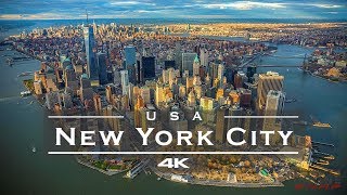 New York City - USA 🇺🇸 - by drone [4K]