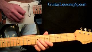 Stevie Ray Vaughan - Texas Flood Guitar Lesson Pt.4 - Verse 3