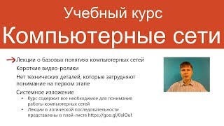 Введение в компьютерные сети | Курс "Компьютерные сети"