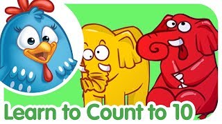 Learn To Count | Lottie Dottie Chicken | Nursery Rhymes For Kids