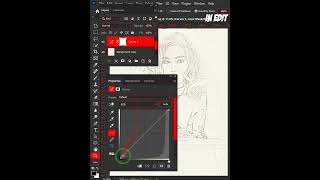 How to transform photos into sketch in Photoshop #photosho