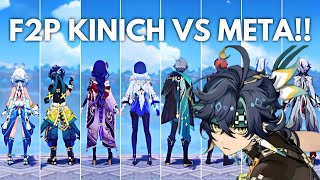 17 META DPS vs KINICH!! F2P NUKE SHOWCASE Genshin Impact