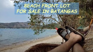 #09 HOLD - BEACH FRONT LOT for Sale in Batangas Philippines