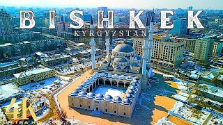 Bishkek , Kyrgyzstan 🇰🇬 4k ULTRA HD | Drone Footage