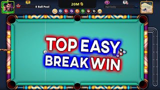 Top Best Easy Break Win 9 Ball Pool Trick Shots 🙀 1 Shot=Win 8 ball pool