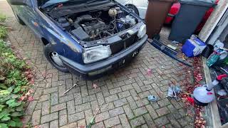 How to remove front bumper off a mk3 golf 1994 1995 1996 1997 1998