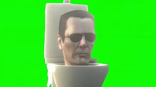 Gman Toilet realistic green screen | skibidi toilet green screen | gman toilet green screen