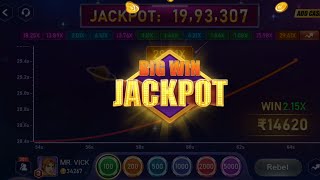 CRASH GAME JACKPOT LAGA LIYA AAJ 🔥 | Happy Teen Patti Rocket Crash Game Jackpot Winning Trick Today