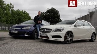 Opel Astra OPC vs. Mercedes A250 Sport duel