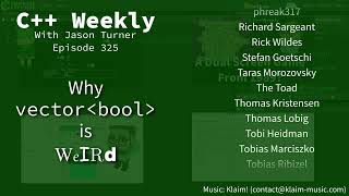 C++ Weekly - Ep 325 - Why vector of bool is Weird
